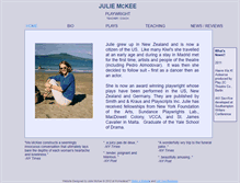 Tablet Screenshot of juliemckee.info